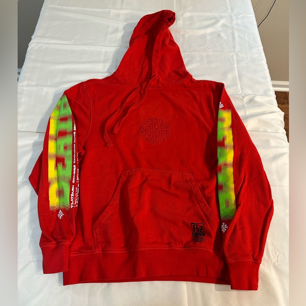 Flatbush zombies red hoodie size small